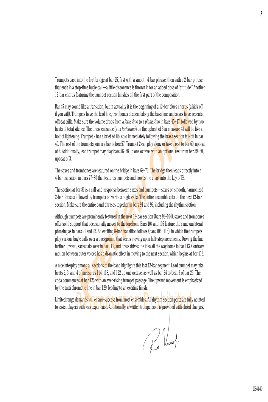 Bugle 'n' Boogie Bugle 'n' Boogie Jazz Ensemble scores gallery preview page 3