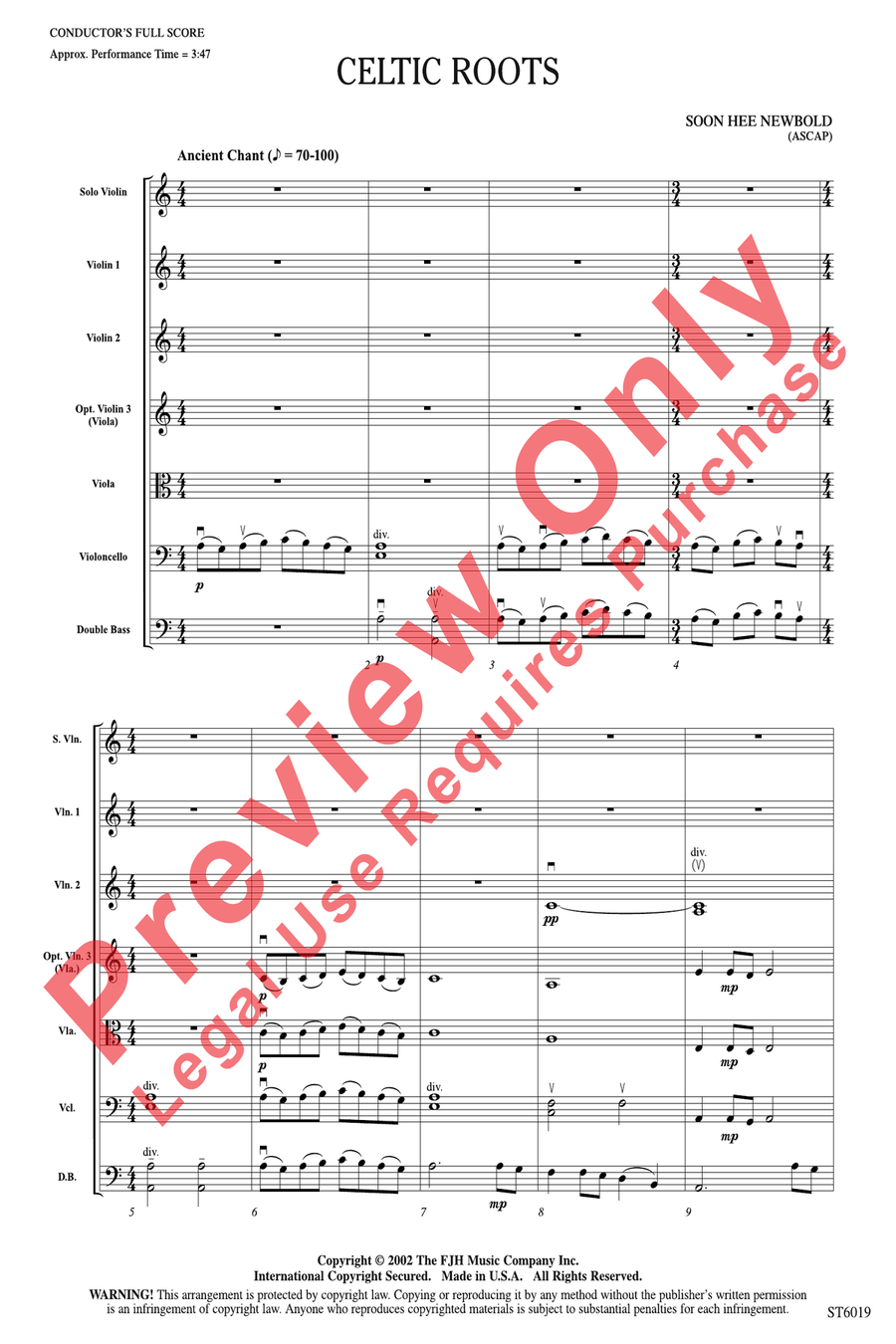 Celtic Roots Celtic Roots String Orchestra scores gallery preview page 3