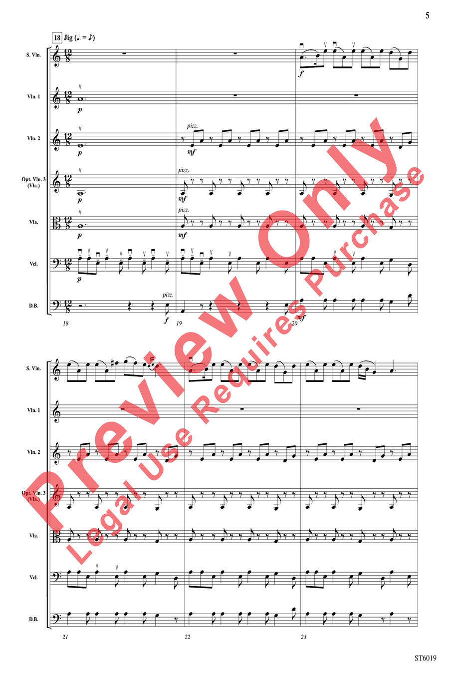 Celtic Roots Celtic Roots String Orchestra scores gallery preview page 5