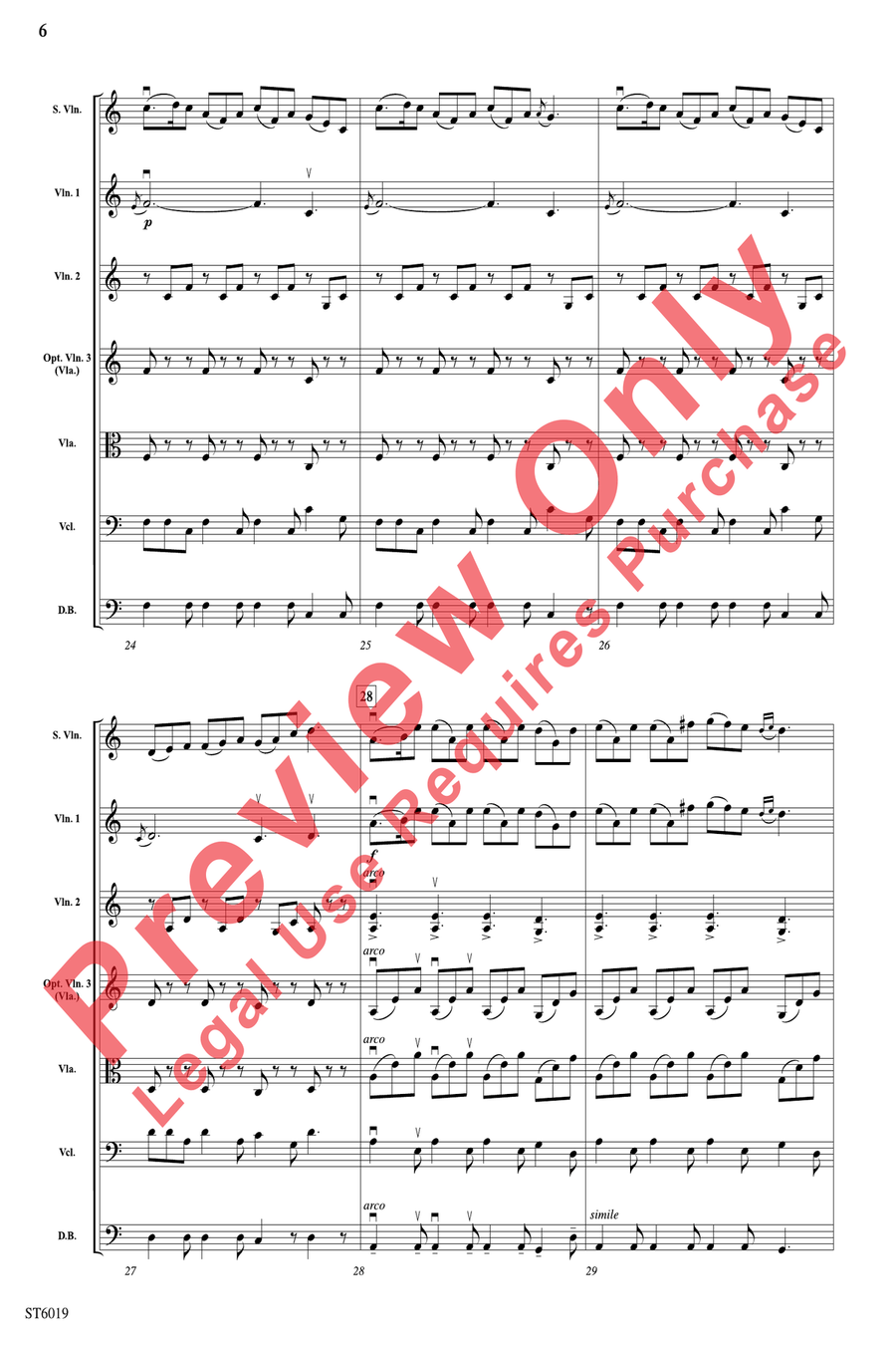 Celtic Roots Celtic Roots String Orchestra scores gallery preview page 6