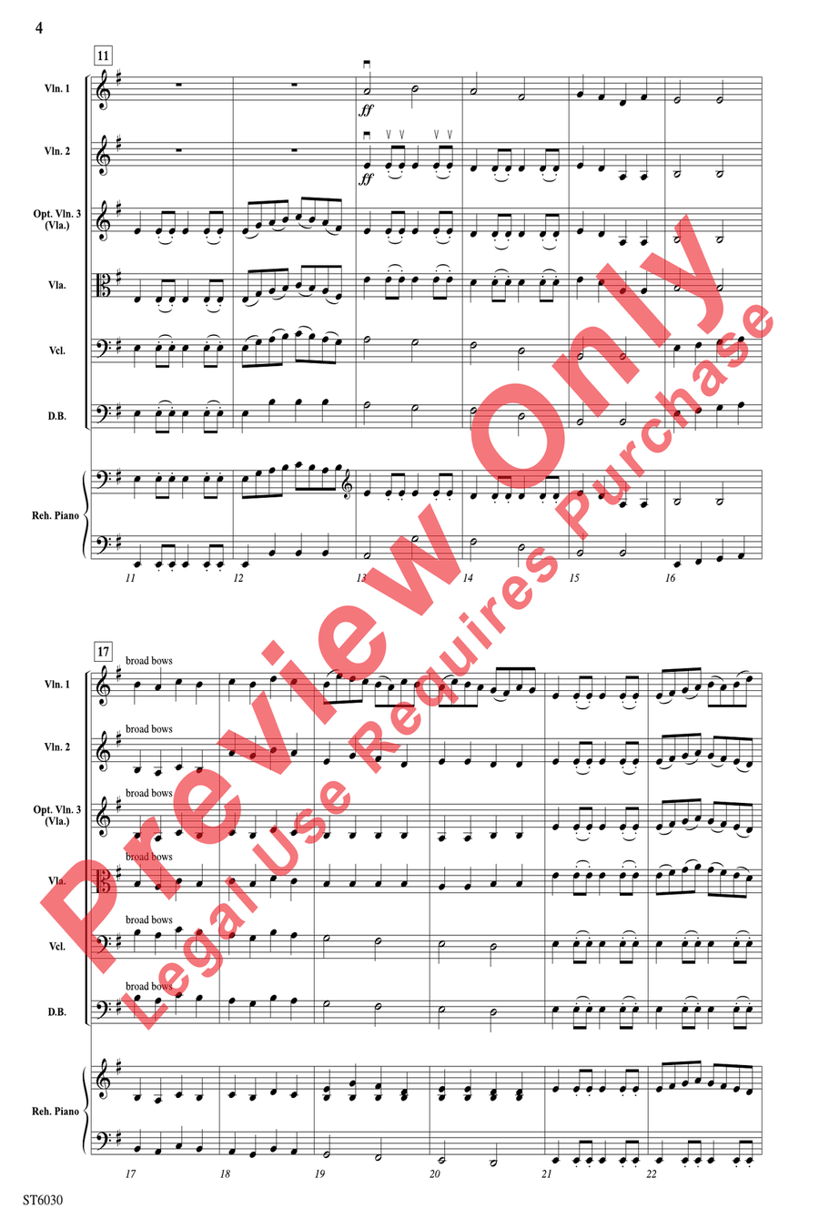 Danse Infernale Danse Infernale String Orchestra scores gallery preview page 4