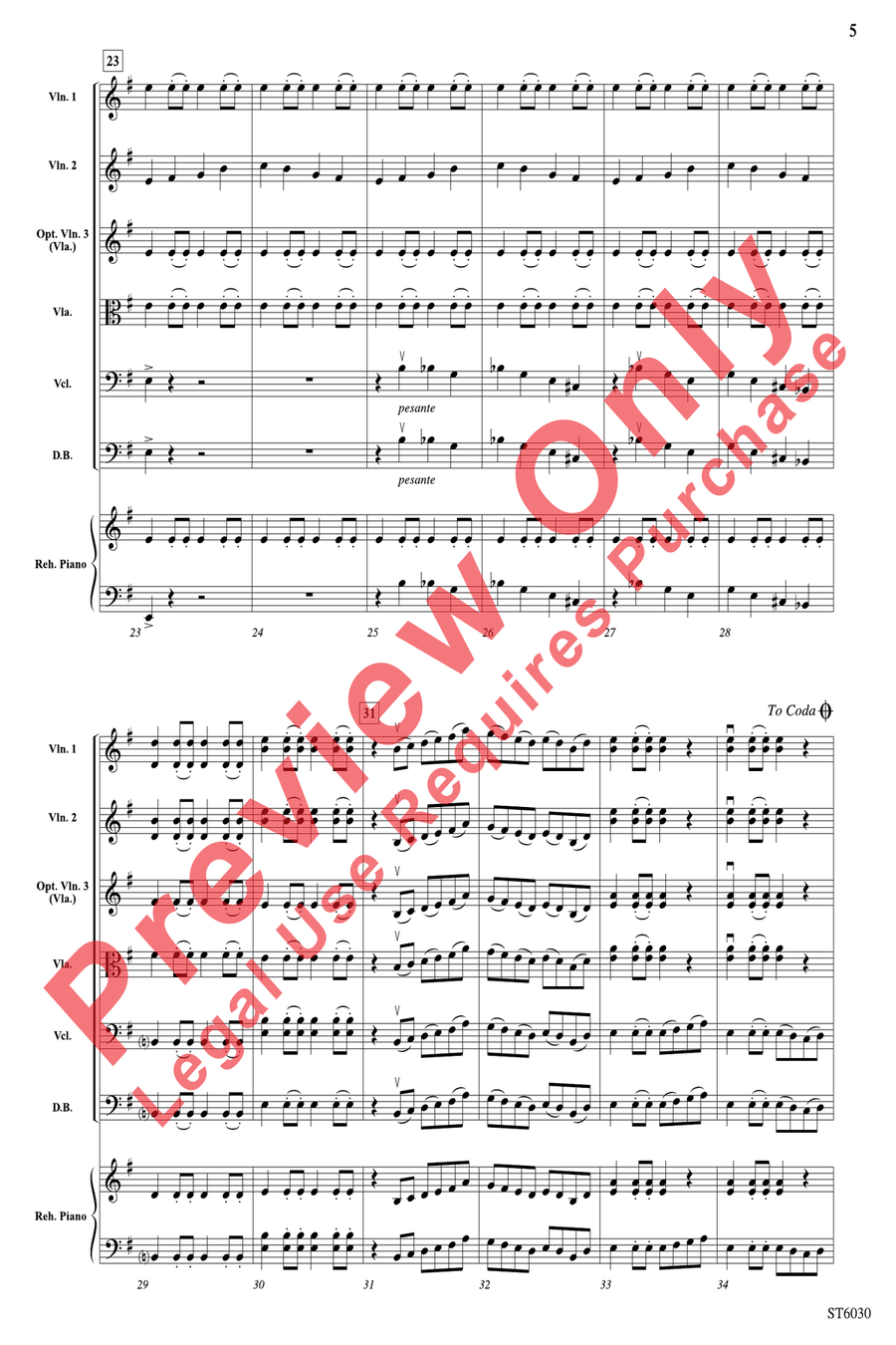 Danse Infernale Danse Infernale String Orchestra scores gallery preview page 5