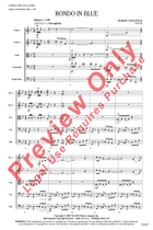 Rondo in Blue String Orchestra scores gallery preview page 3