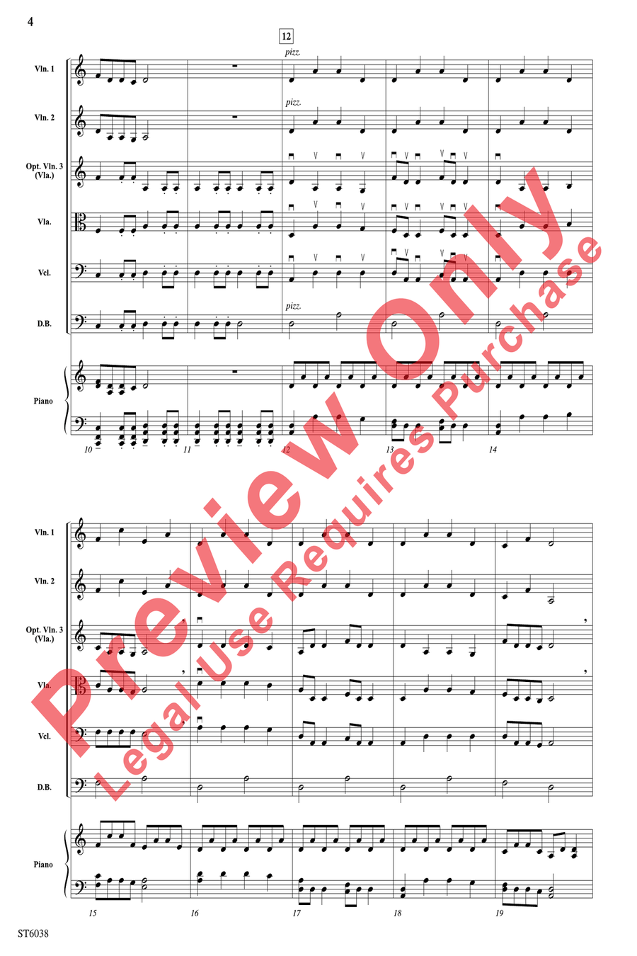 Hiawatha Hiawatha String Orchestra scores gallery preview page 4
