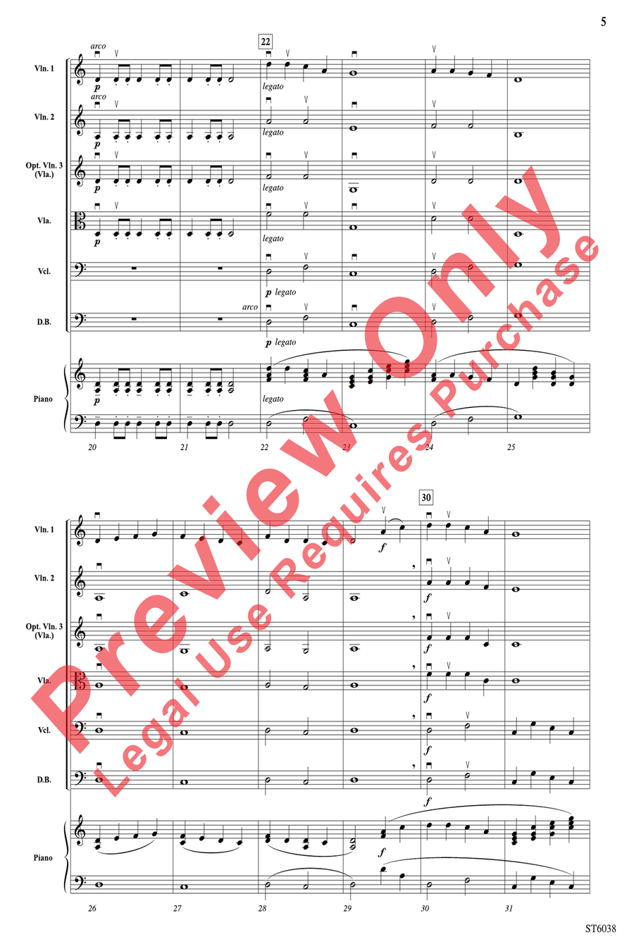 Hiawatha Hiawatha String Orchestra scores gallery preview page 5