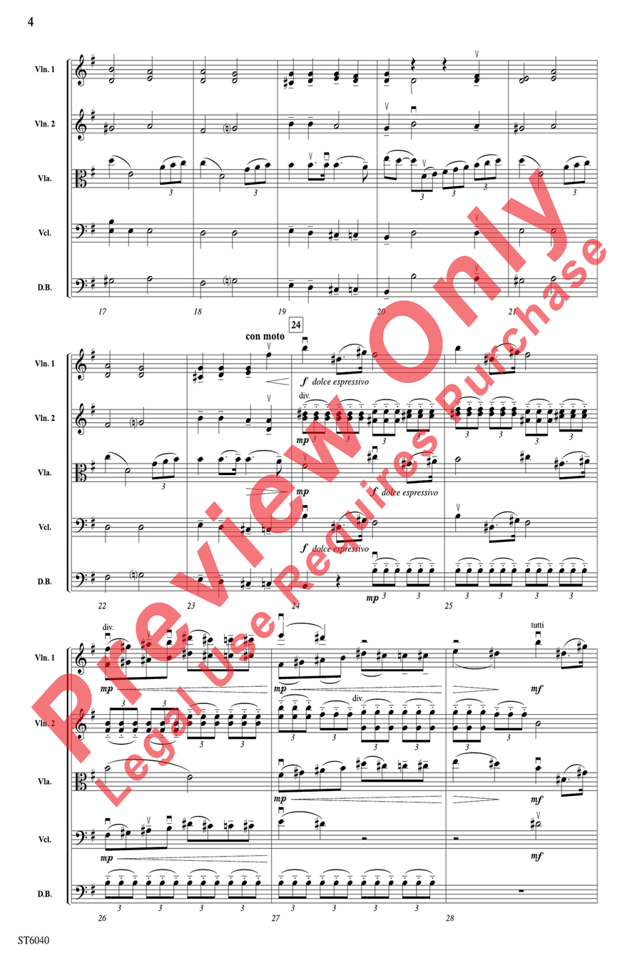 Cantabile Cantabile String Orchestra scores gallery preview page 4