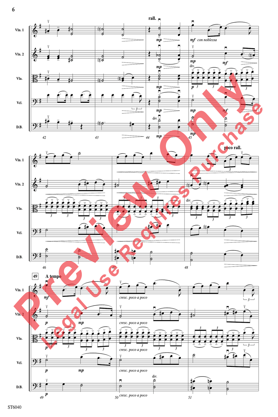 Cantabile Cantabile String Orchestra scores gallery preview page 6