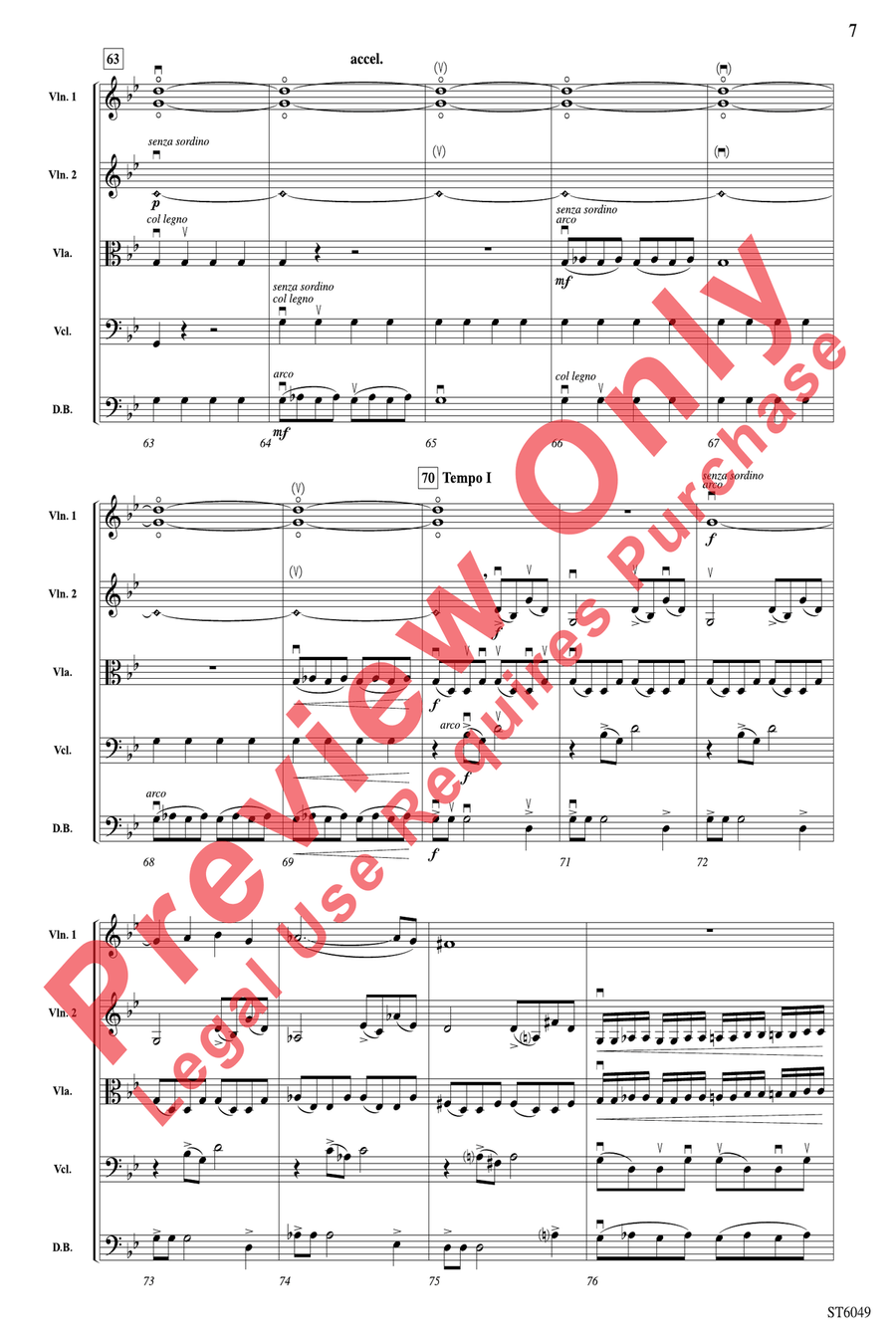 The Odyssey The Odyssey String Orchestra scores gallery preview page 7
