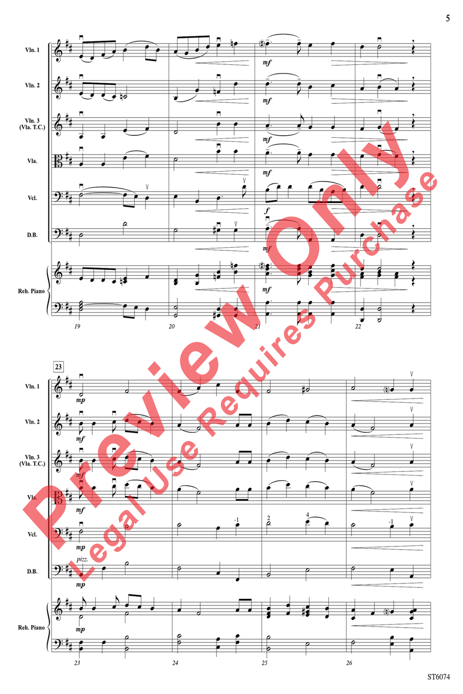 Deep River Deep River String Orchestra scores gallery preview page 5