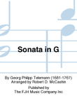 Sonata in G