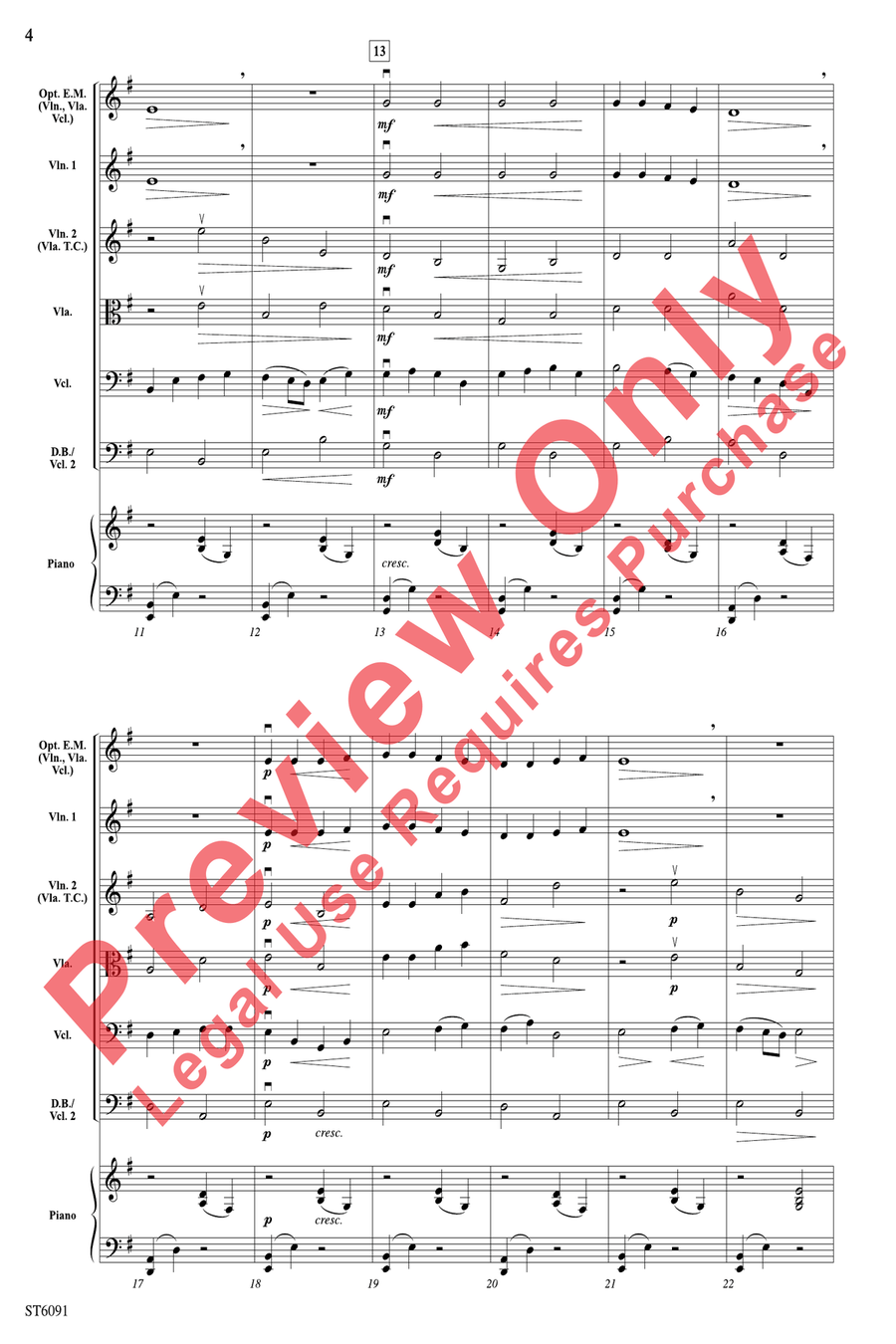 Kings of Stone String Orchestra scores gallery preview page 4