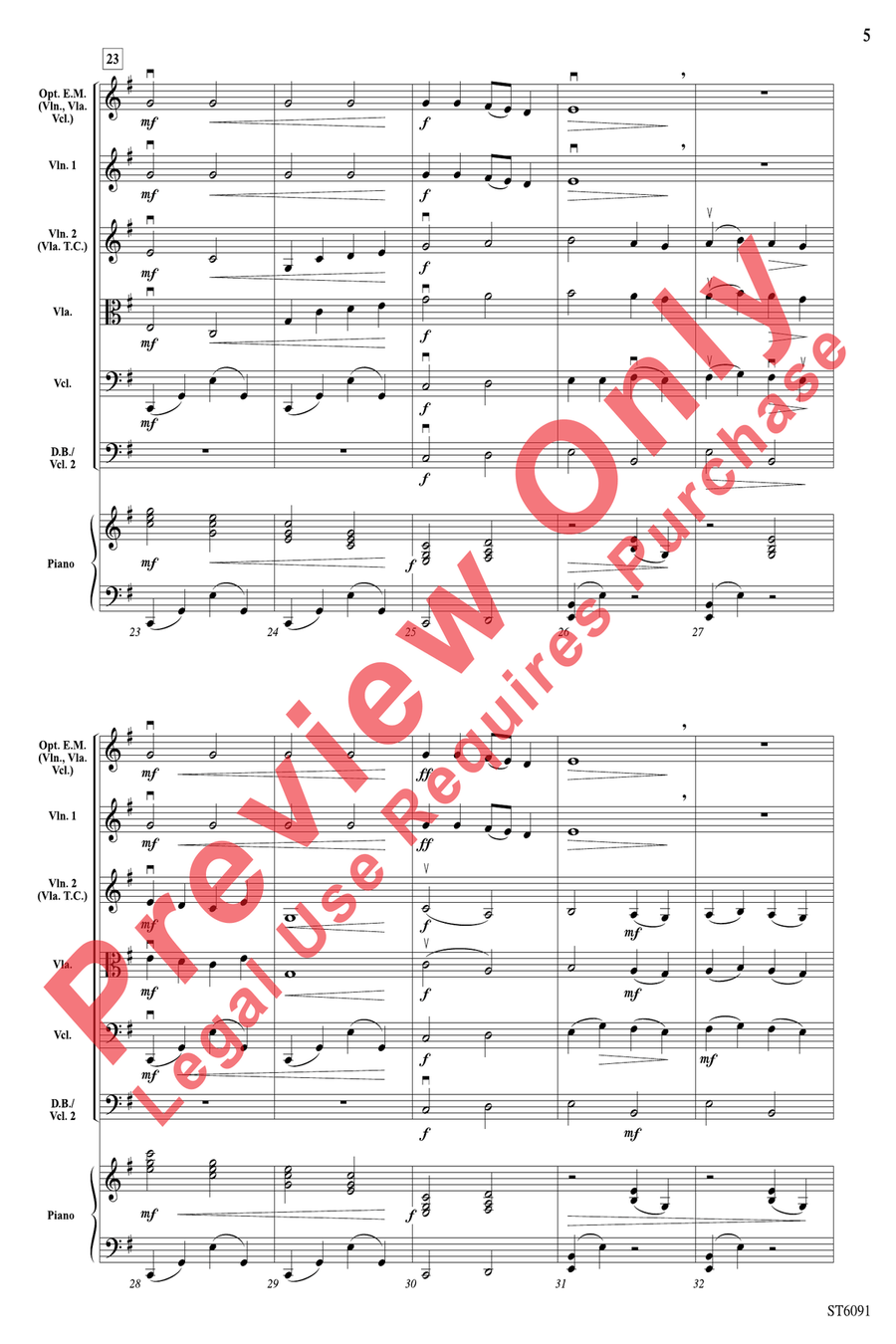 Kings of Stone String Orchestra scores gallery preview page 5