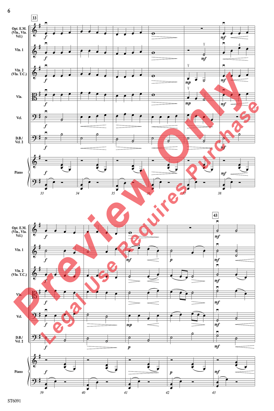 Kings of Stone String Orchestra scores gallery preview page 6