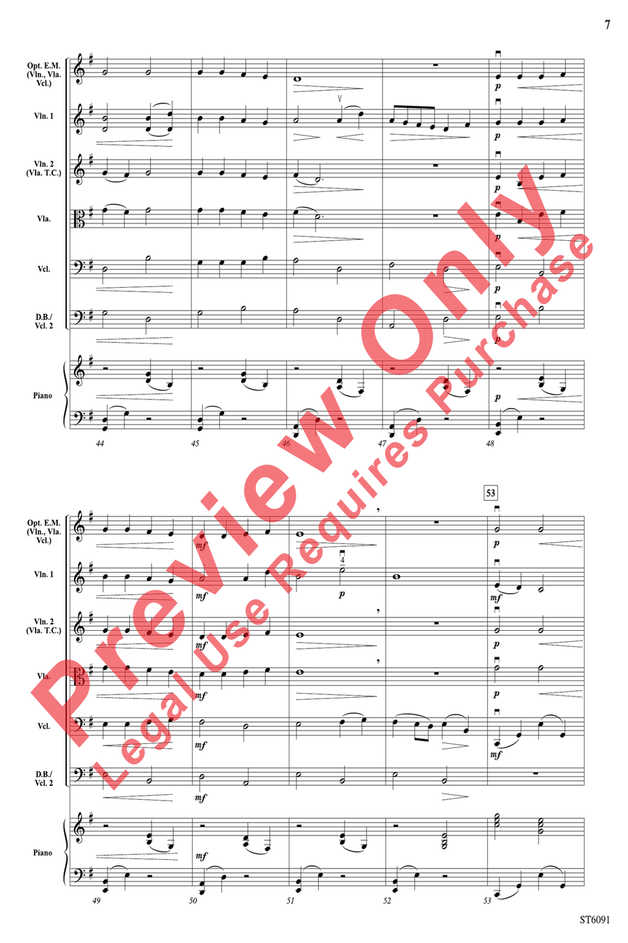 Kings of Stone String Orchestra scores gallery preview page 7