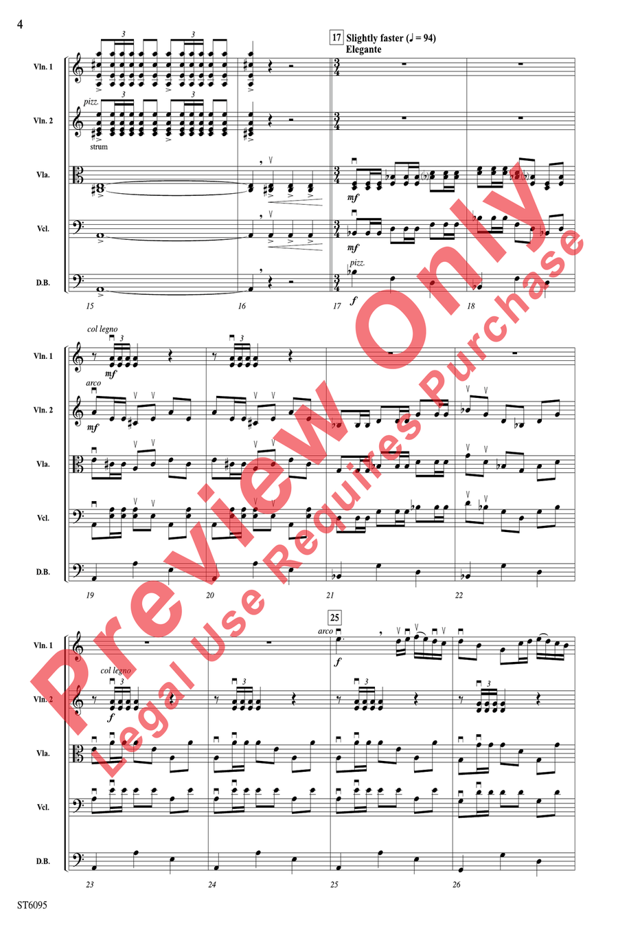 Fantasía española String Orchestra scores gallery preview page 4