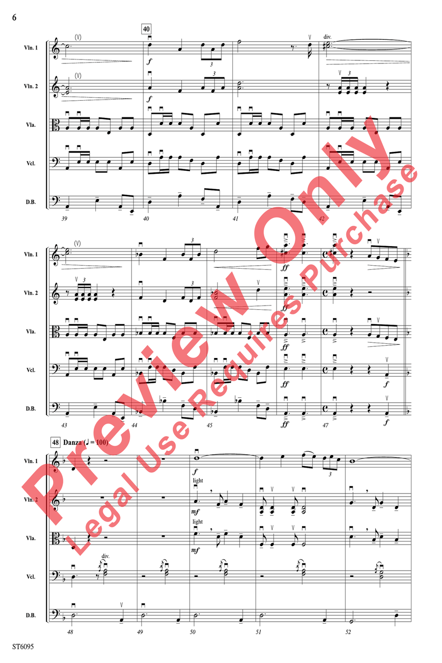 Fantasía española String Orchestra scores gallery preview page 6