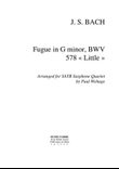 Fugue in G minor BWV 578 