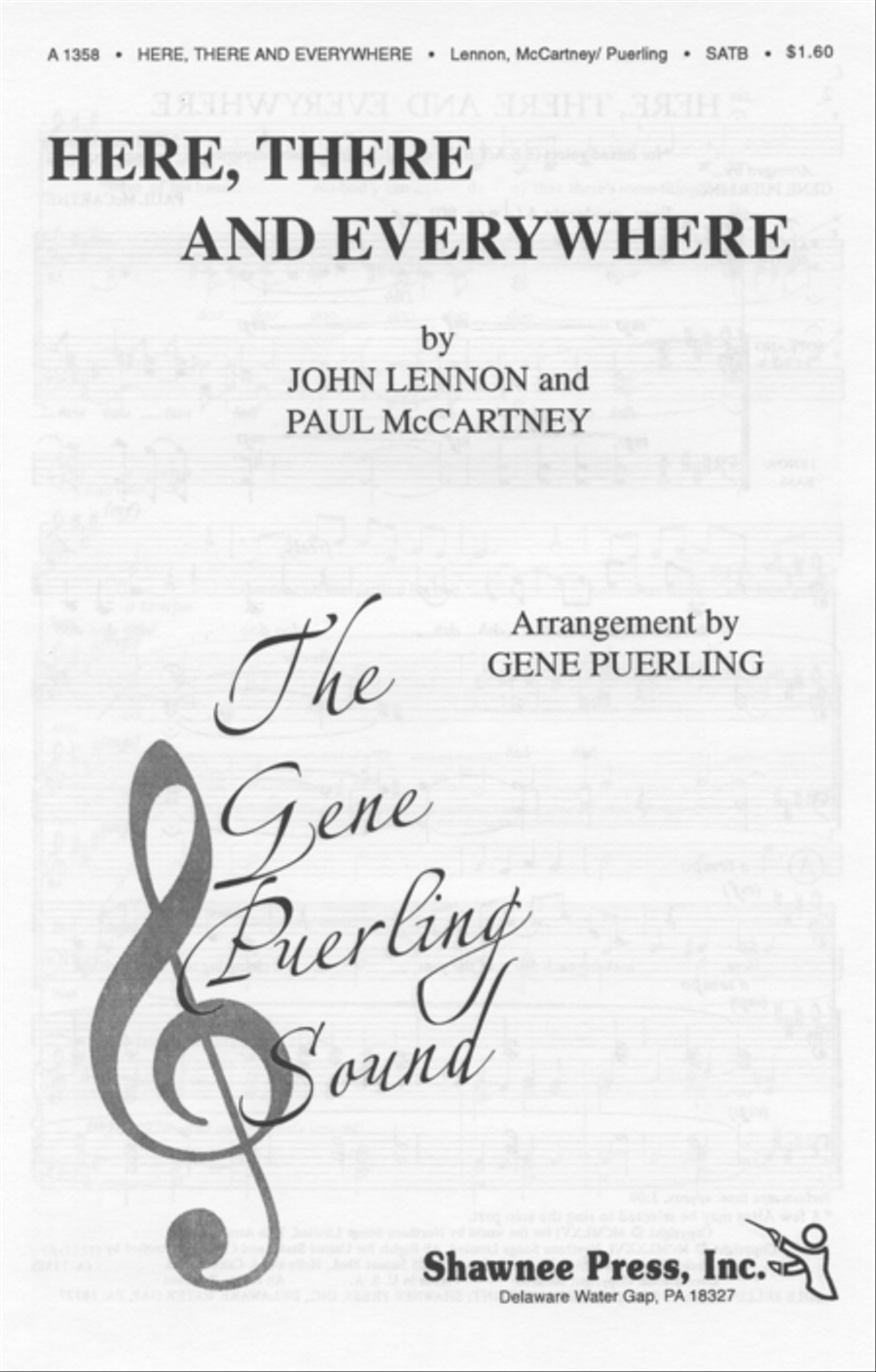 Here, There, and Everywhere 4-Part scores gallery preview page 1