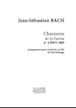 Chaconne from Partita II (vln) BWV 1003
