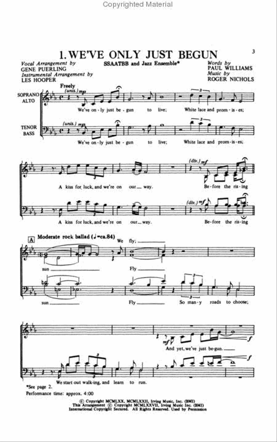 The Sound of the Singers Unlimited 4-Part scores gallery preview page 2