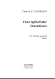 Four Aphoristic Inventions mini preview