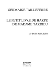 Petit Livre de Harpe de Mme Tardieu