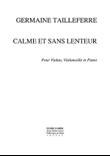 Calme Sans Lenteur