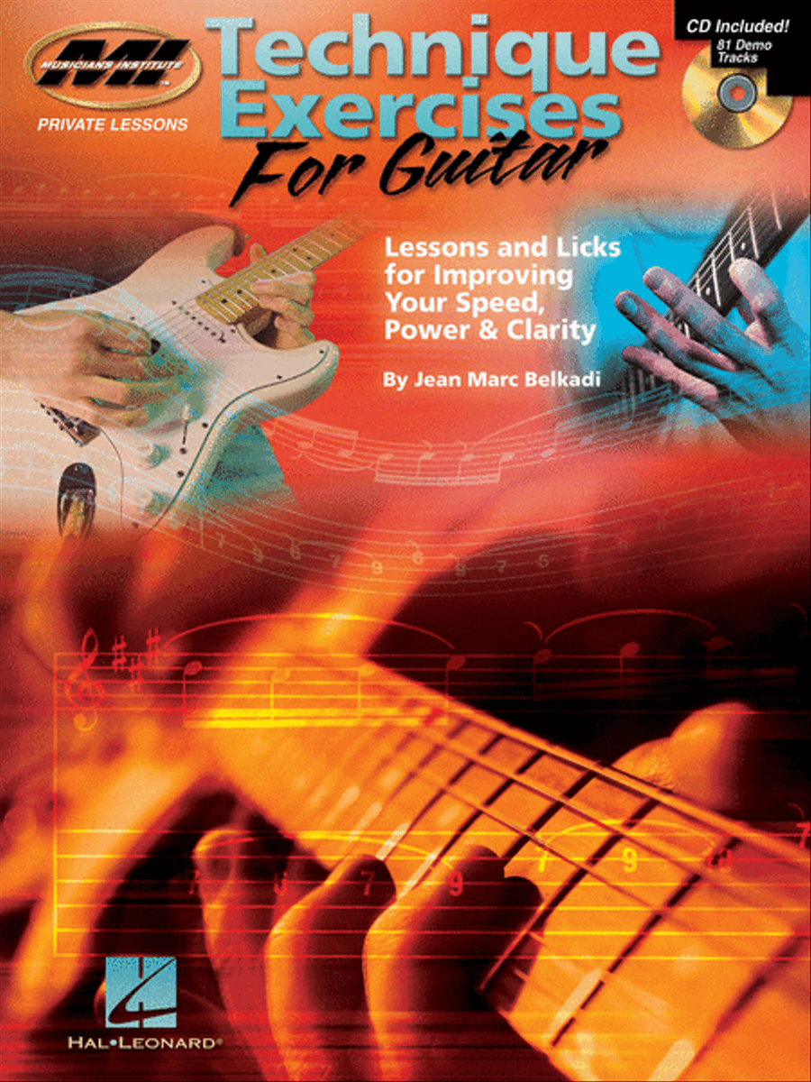 Technique Exercises for Guitar Guitar scores gallery preview page 1