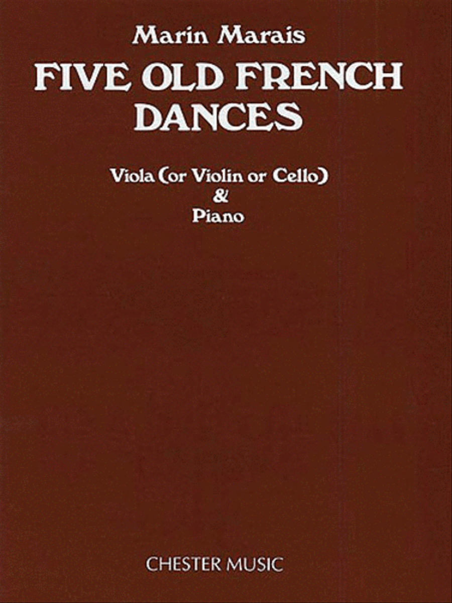 Five Old French Dances Piano Accompaniment scores gallery preview page 1
