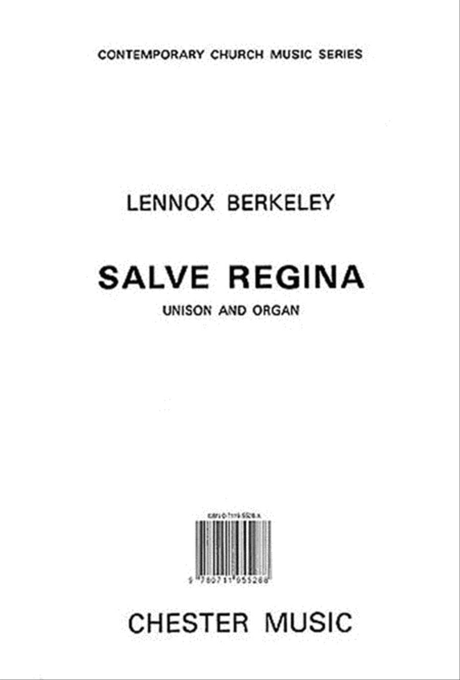 Salve Regina Op.48 No.1 Unison Choir scores gallery preview page 1