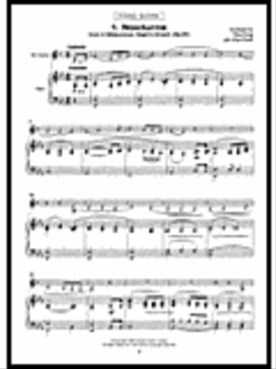 The Romantic Clarinet - A Mendelssohn Collection Choir scores gallery preview page 1