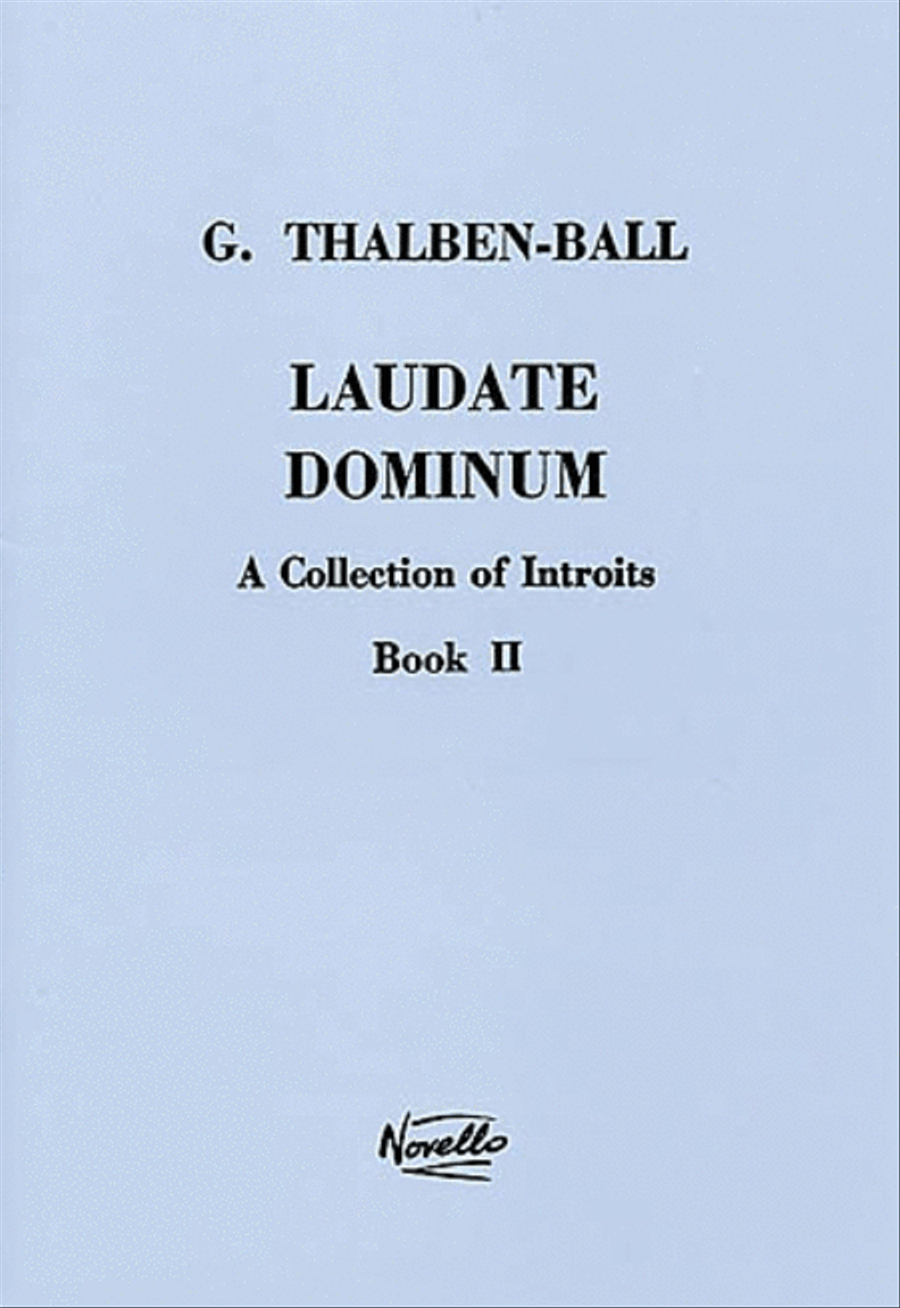Laudate Dominum – A Collection of Introits, Book II 4-Part scores gallery preview page 1