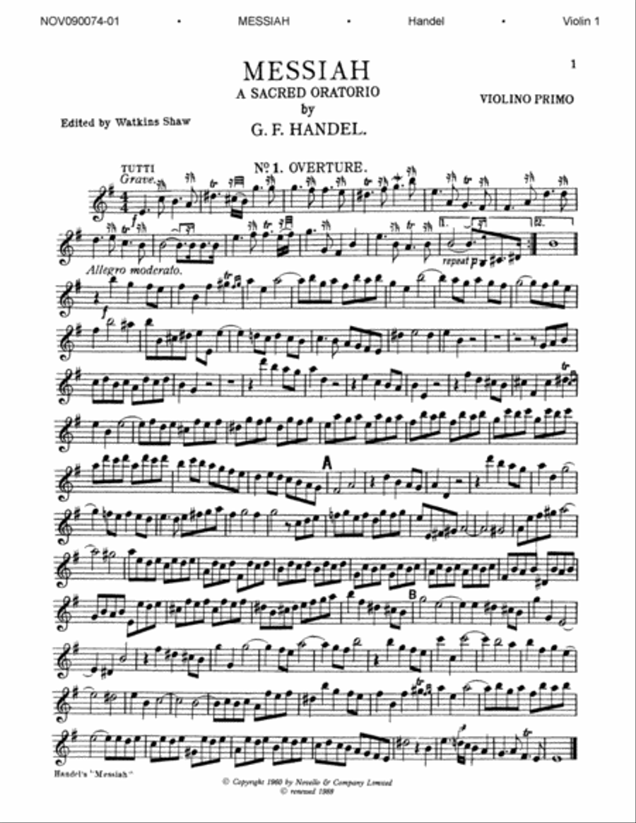 Messiah Part scores gallery preview page 1