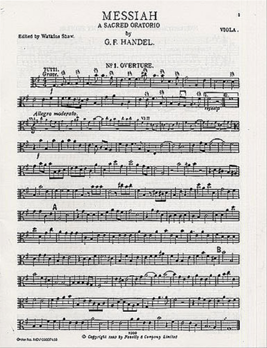 Messiah Messiah Choir scores gallery preview page 1
