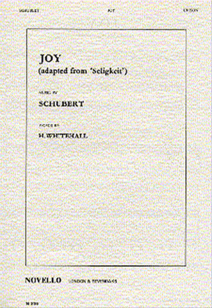 Joy Joy Unison Choir scores gallery preview page 1