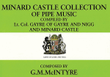 Minard Castle Collection of Pipe Music