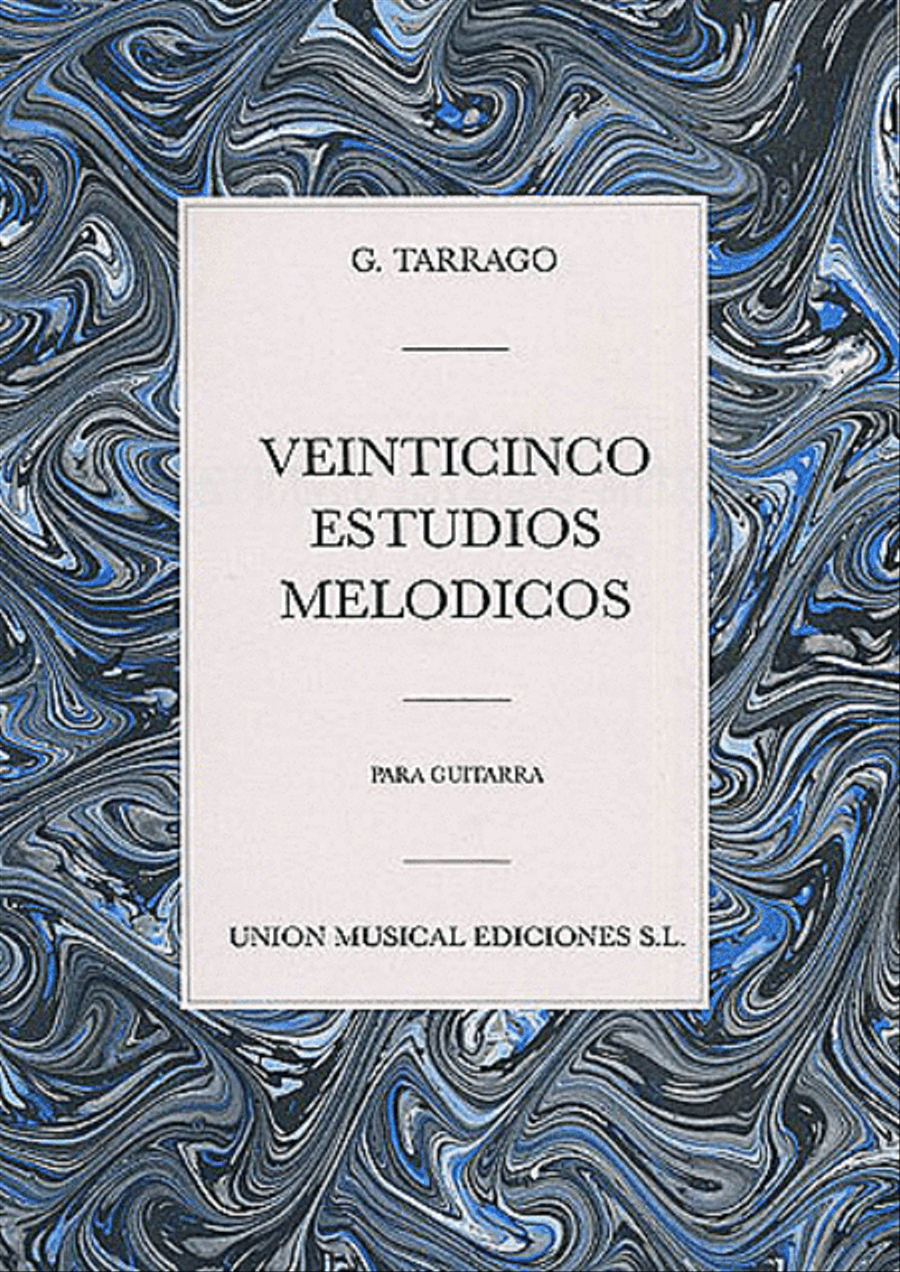 Veinticinco Estudios Melodicos Acoustic Guitar scores gallery preview page 1