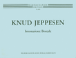 Knud Jeppesen: Intonazione Boreale