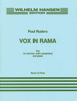 Poul Ruders: Vox In Rama (Score And Parts)