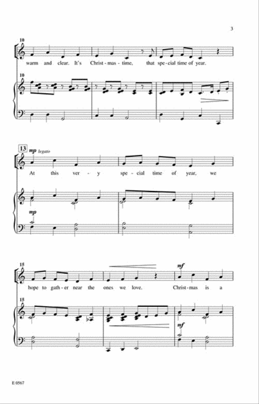 Christmastime, That Special Time of Year 2-Part scores gallery preview page 3
