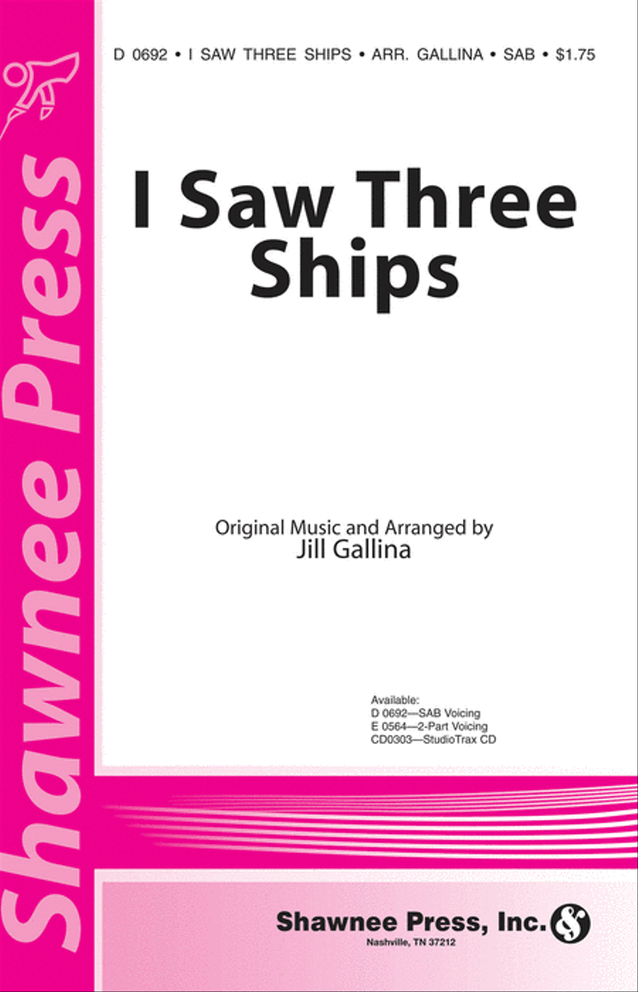 I Saw Three Ships I Saw Three Ships 3-Part scores gallery preview page 1