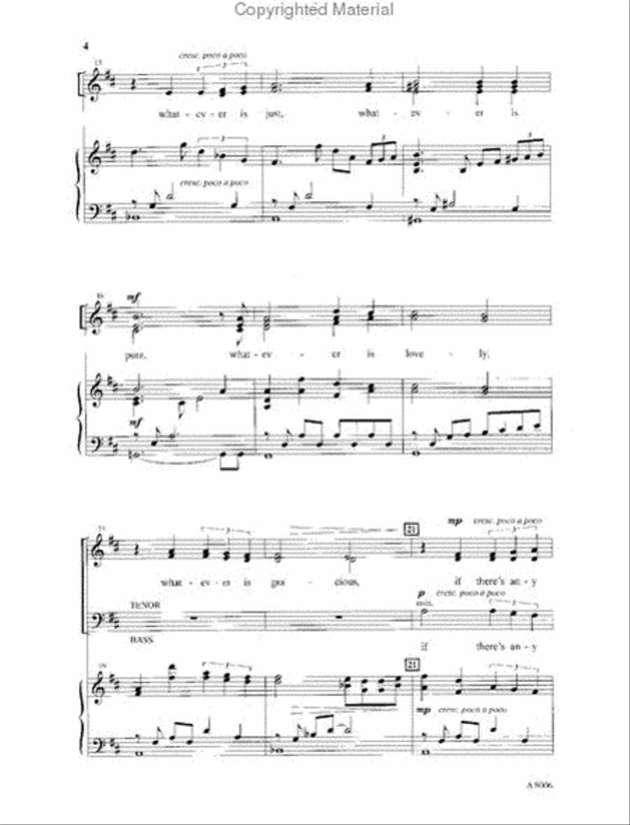 Think on These Things Think on These Things 4-Part scores gallery preview page 3