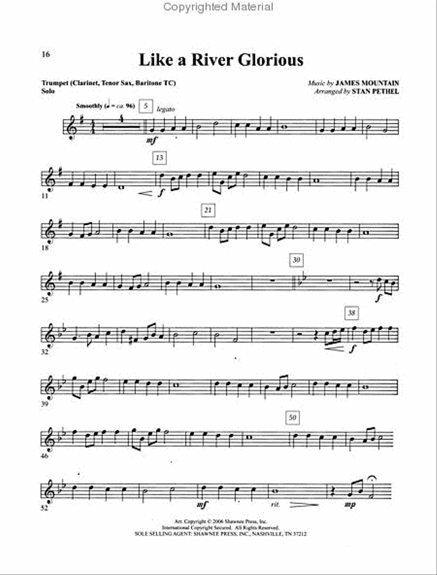 Winds of Worship Trumpet Solo scores gallery preview page 3