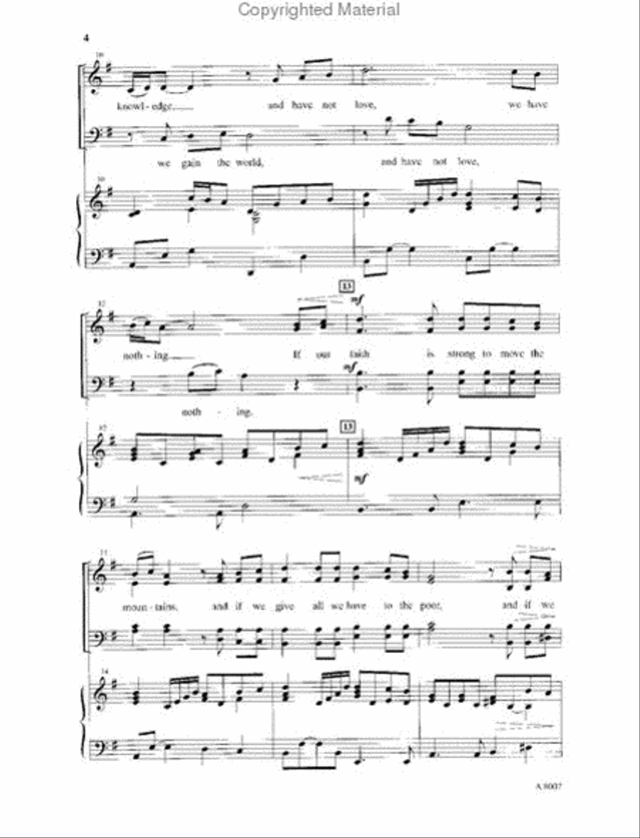 Without Love... We Have Nothing 4-Part scores gallery preview page 3