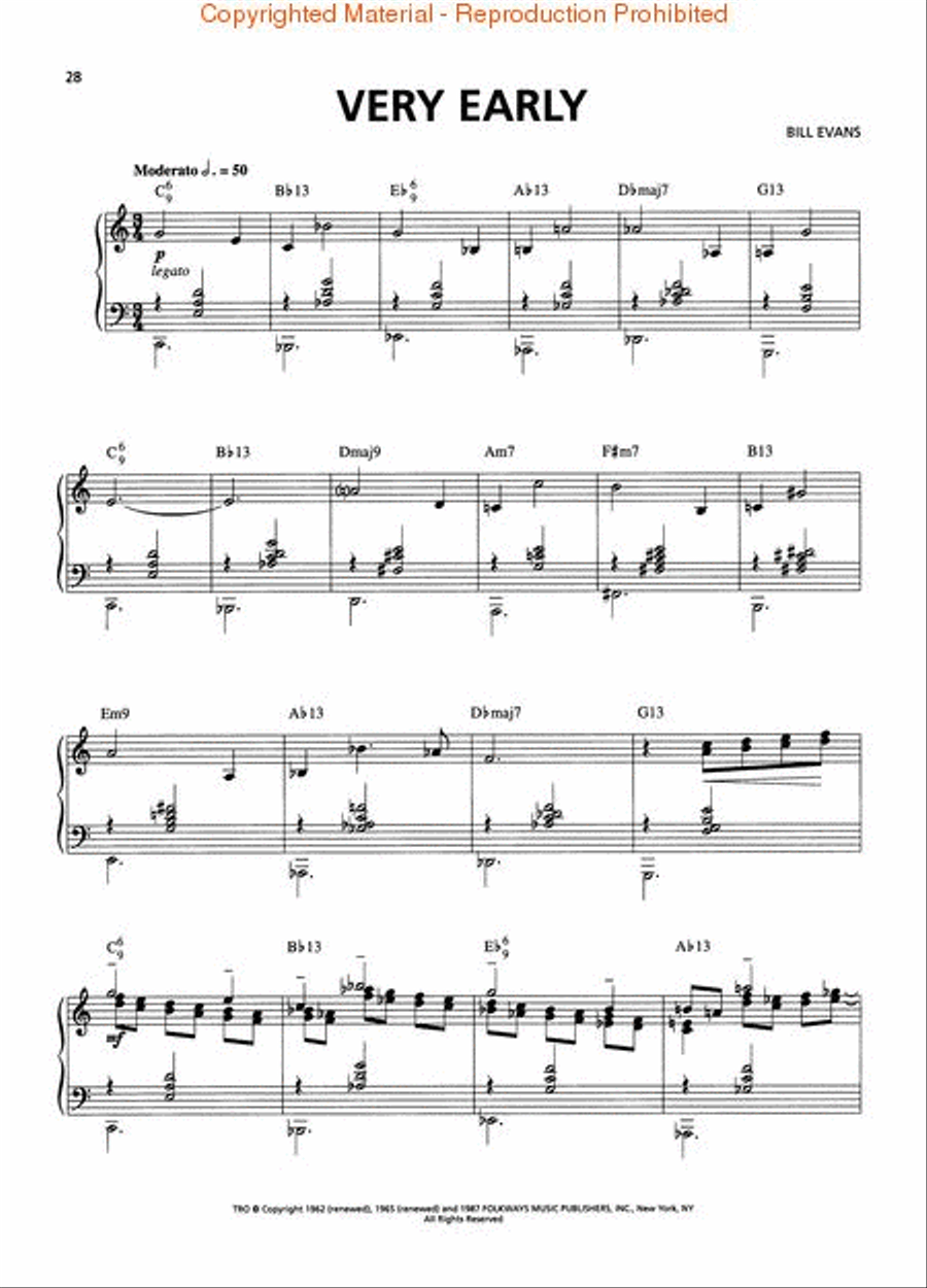 The Mastery of Bill Evans Piano scores gallery preview page 4