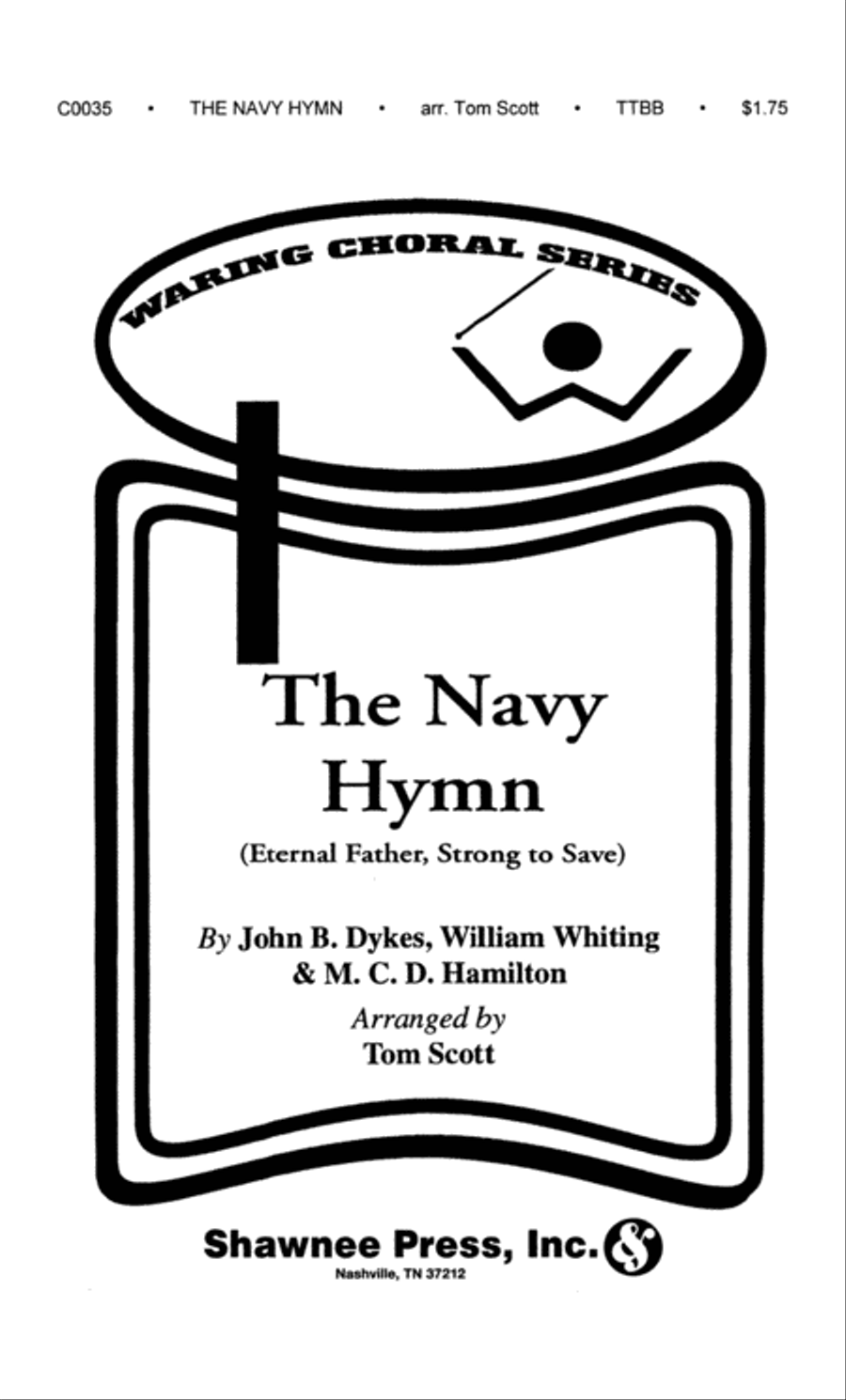 The Navy Hymn The Navy Hymn TTBB scores gallery preview page 1