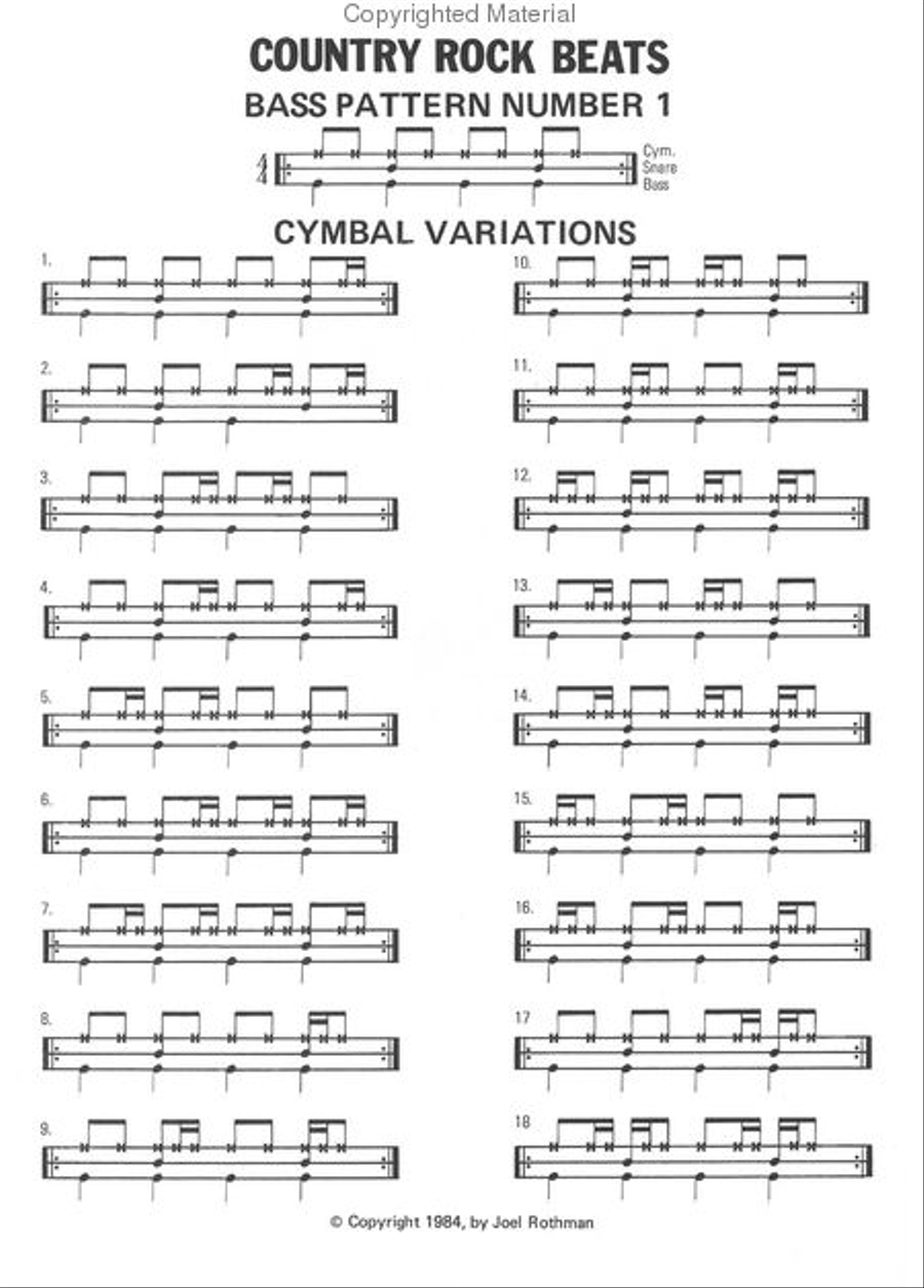 Joel Rothman's Country Drumming Drums scores gallery preview page 2