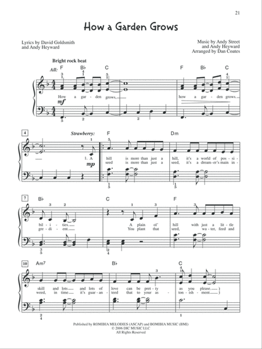 Strawberry Shortcake - The Sweet Dreams Movie Easy Piano scores gallery preview page 4