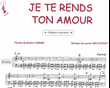 Je te rends ton amour (Collection CrocK'MusiC)