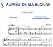 Auprès de ma blonde (Comptine)